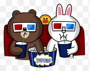 Pin - Brown And Cony Movie Emoji,Emoji Bear
