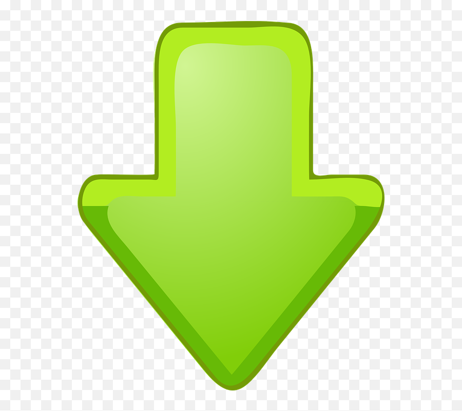 Free Down Arrow Vectors - Down Arrow Transparent Background Emoji,Bullet Emoticon