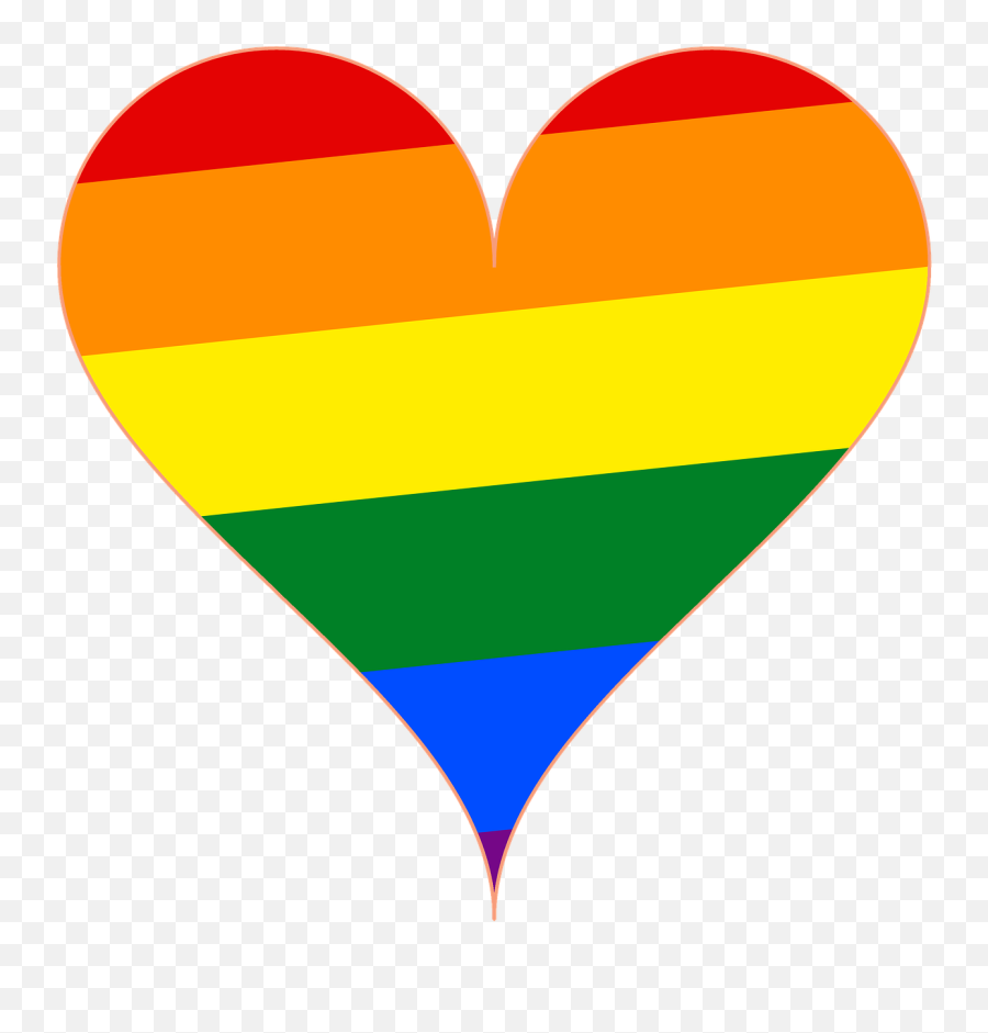 Rainbow Flag Christopher Street Day Gay Lesbian Love - Lesbian Flag Heart Transparent Emoji,Lgbt Flag Emoji
