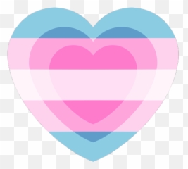 Heart Emoji - Trans Transparent