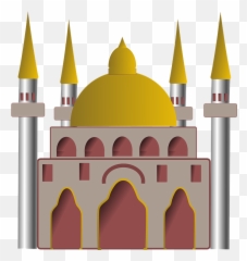 Mosque Islam Building - Clipart Png Emoji