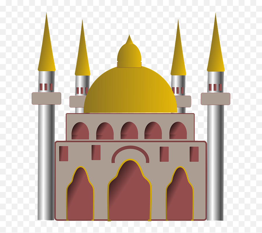 Mosque Islam Building - Mosque Building Clipart Png Emoji,Praising God Emoji