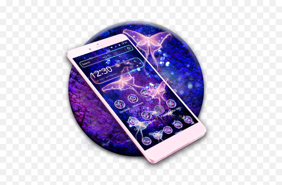 Butterfly Crystal Garden 2d - Smartphone Emoji,Facebook Butterfly Emoji