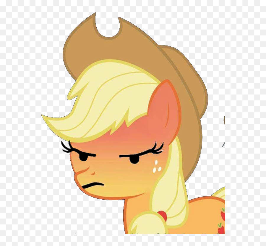 Download Angery Angry Applejack Edit Emoji Pony Safe - Applejack Angry Pony,Safe Emoji