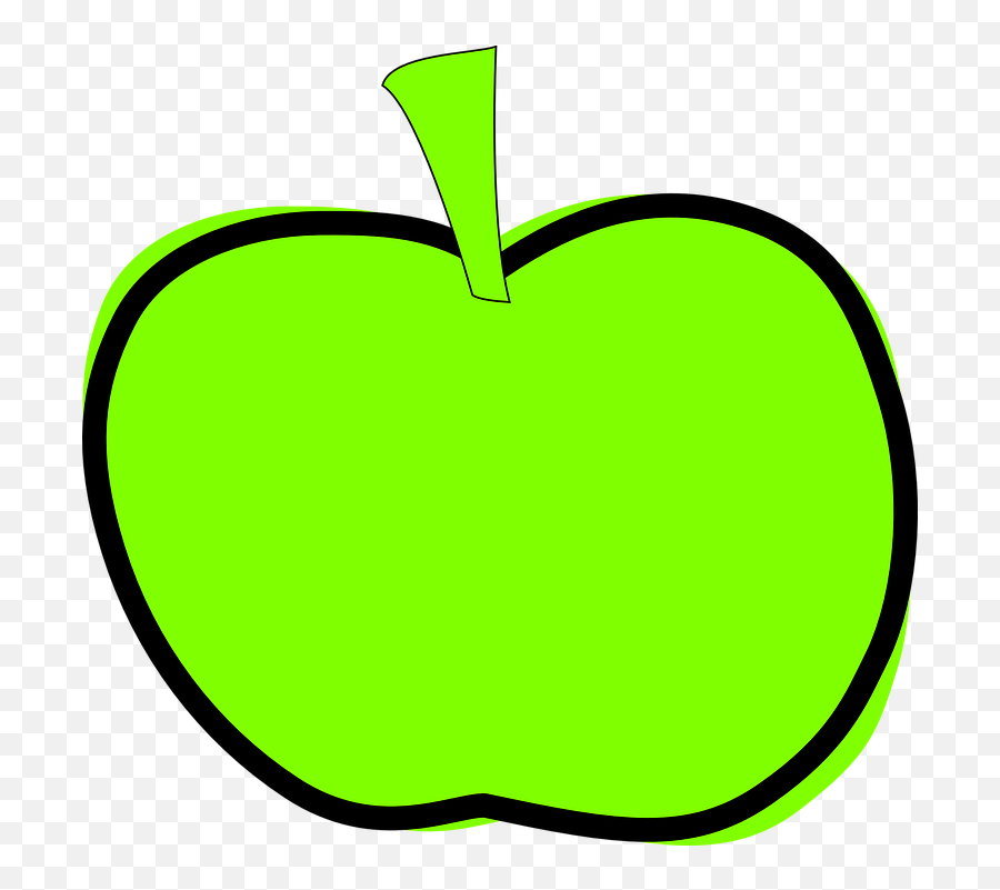 Free Green Apple Apple Vectors - Cartoon Green Apple Clipart Emoji,Mango Emoticon