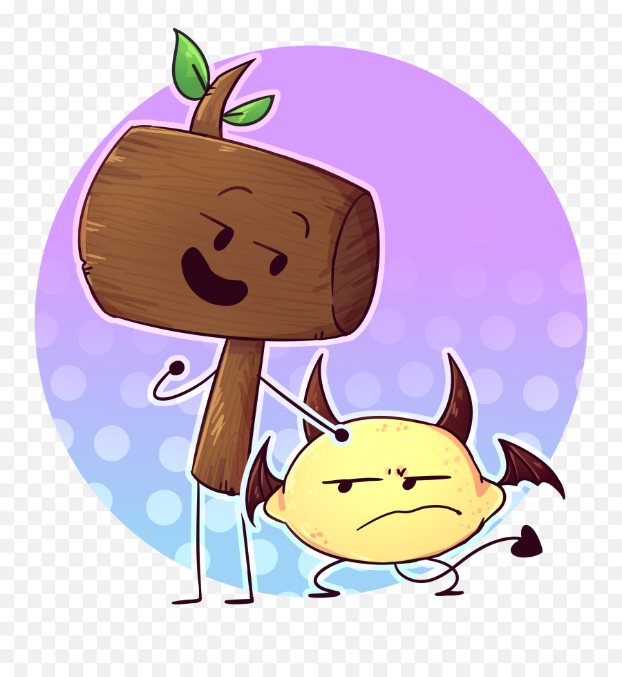 Coconut Gun And Lemon Demon Troc Emoji,Purple Demon Emoji