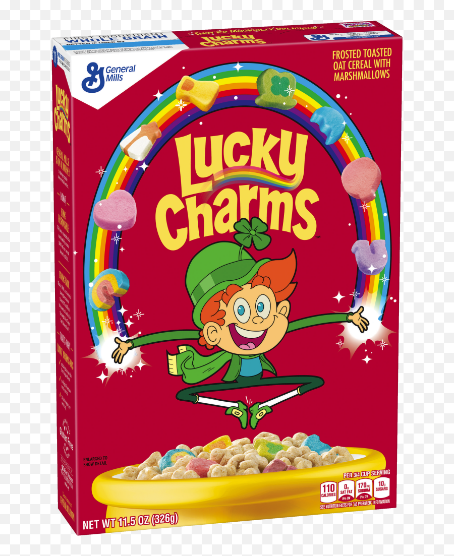 Clipart Box Breakfast Cereal Clipart - Lucky Charms Cereal Emoji,Emoji Honey Nut Cheerios