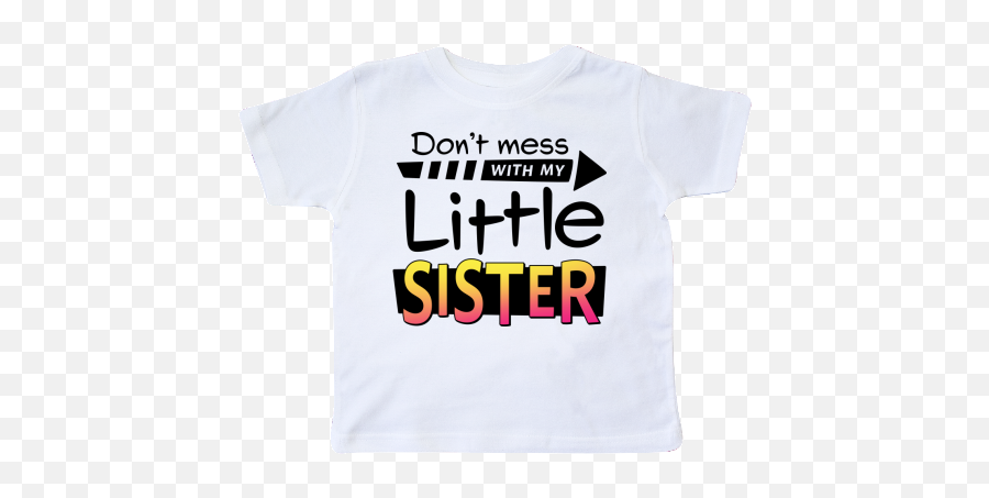 Little Sister Toddler T - Active Shirt Emoji,Brother And Sister Emoji
