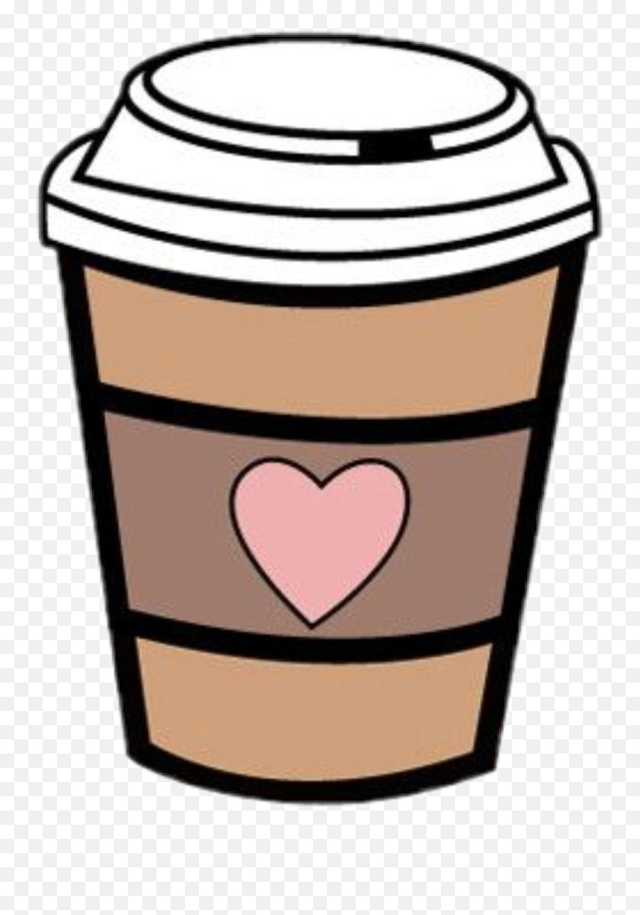 Transparent Background Cute Coffee Cup Clipart - Cute Transparent Coffee Cup Clipart Emoji,Coffee And Heart Emoji
