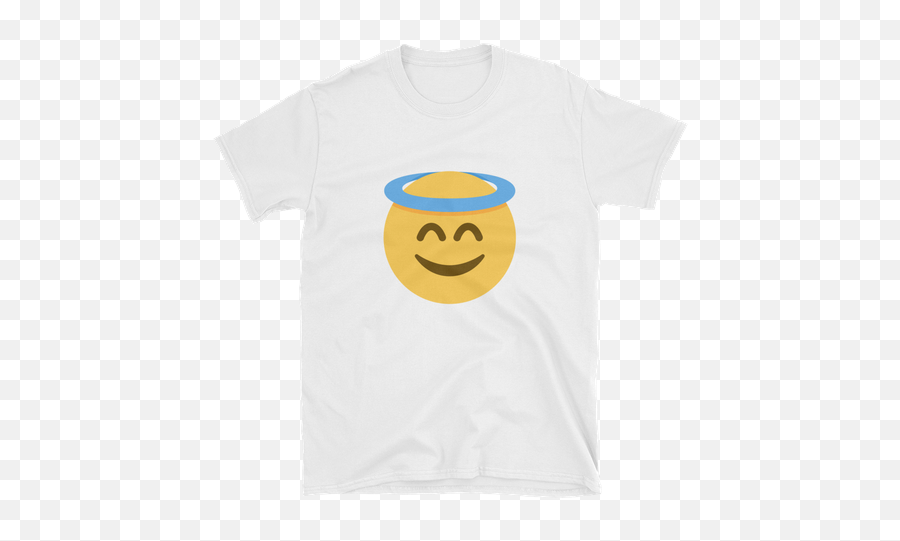 Smiling Face With Halo T - Slader Merch Emoji,Vulgar Emoji