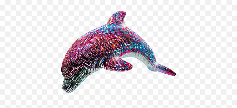 This Pink Dolphin Will Add Sparkle And Pizazz To A - Dolphin Purple Rare Pink Dolphins Emoji,Dolphin Emoji