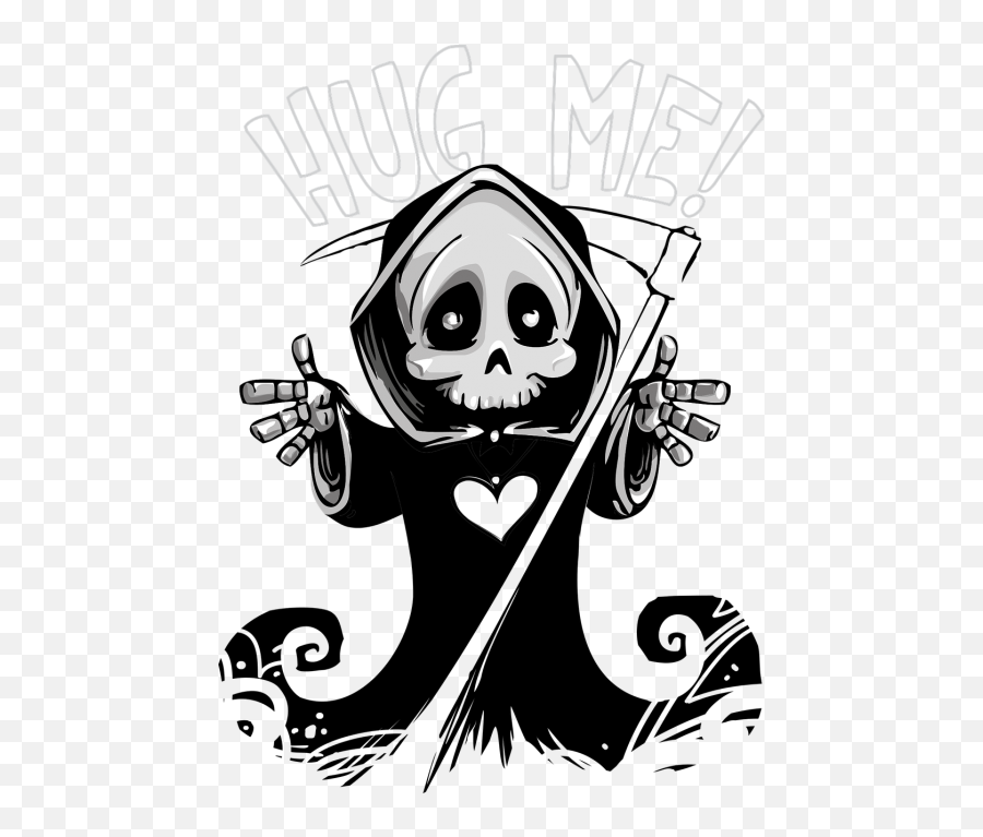 Deathcutemascotgrimreaper - Free Image From Needpixcom Cute Grim Reaper Drawing Emoji,Dead Rose Emoji