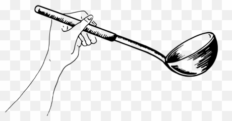 Hand Holding Soup Ladle Vector Clipart Image - Png Emoji