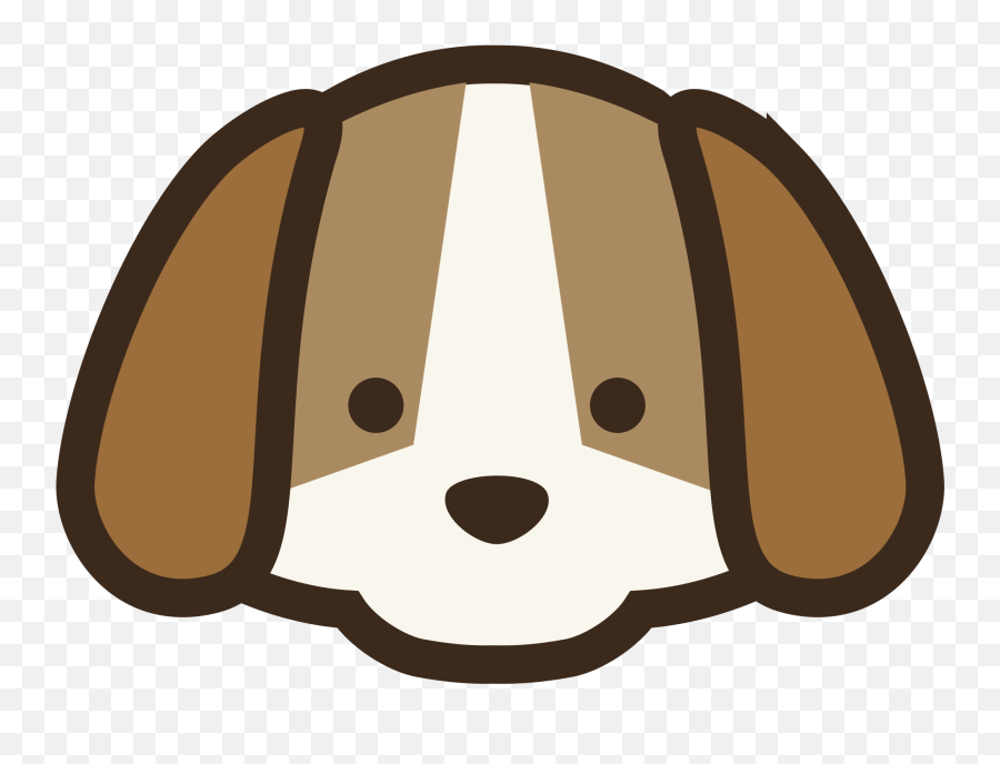 Coloring Pages - Cartoon Cute Easy Dog Emoji,Dog Face Emoji
