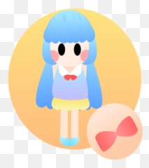 Circle Girl - Cartoon Emoji