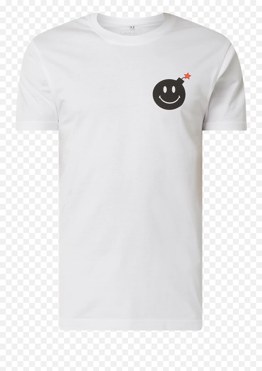 Mister Tee T - Shirt Mit Emojiprint In Weiß Online Kaufen 1097204 Herrenausstatter Ansonu0027s Short Sleeve,Emoji Images To Print