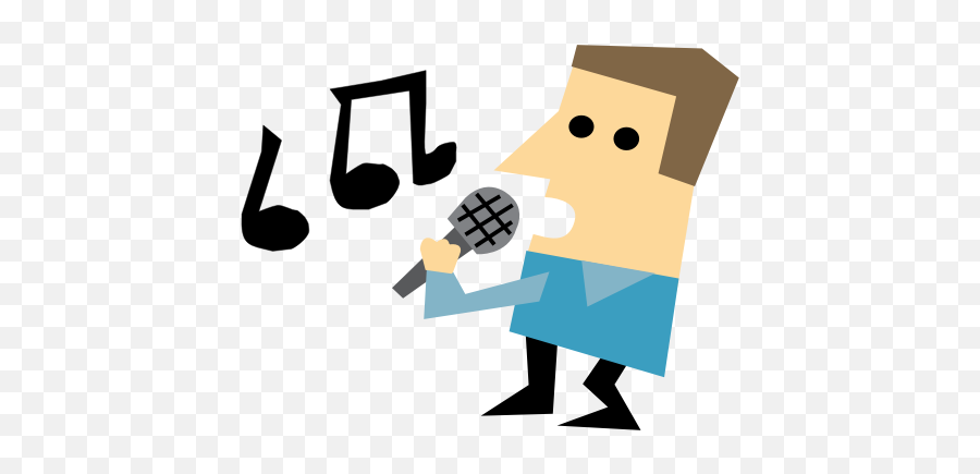 Karaoke - Clip Art Microphone Interview Emoji,Badly Drawn Thinking Emoji