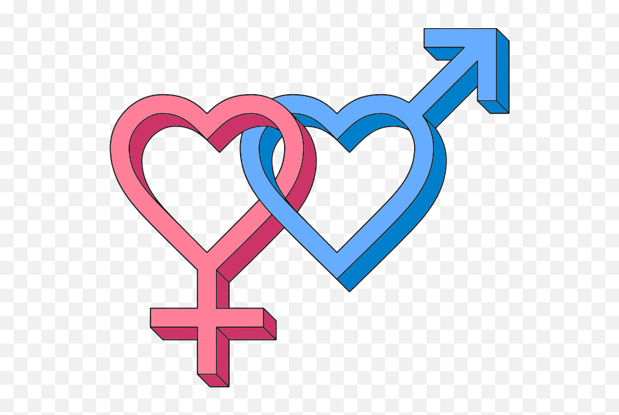 Gender Hearts - Gender Transparent Emoji,Gay Couple Emoji