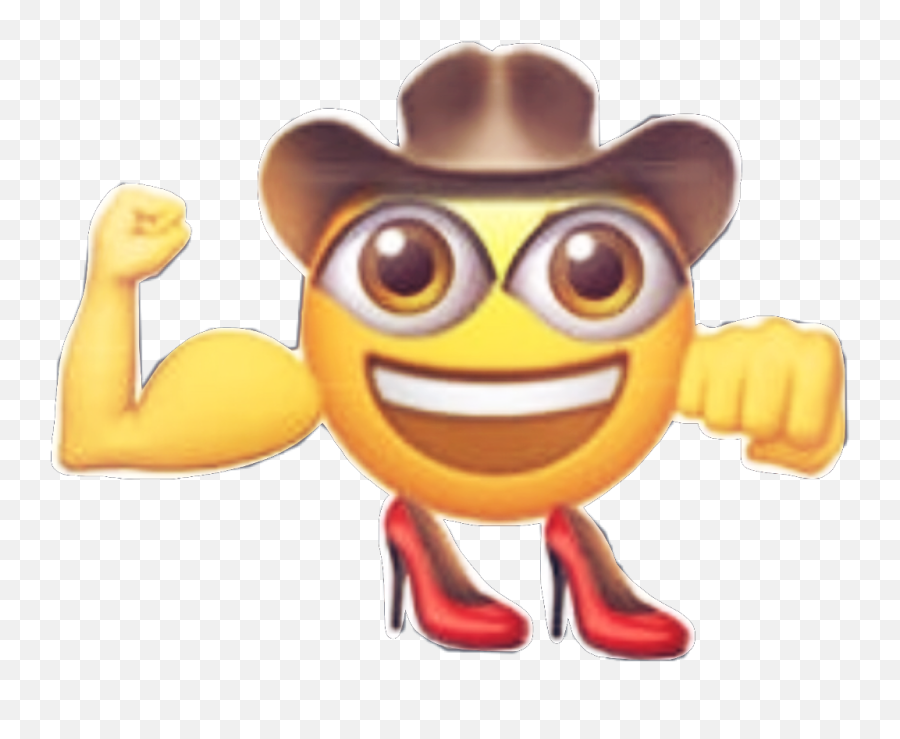 Lol Emoji Cowboy Haha Aesthetic Freetoedit - Cartoon,Haha Emoji