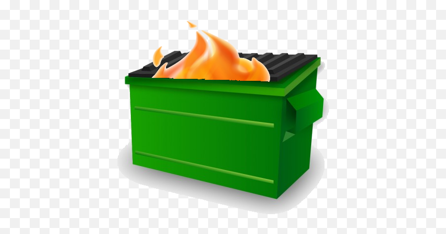 My Day - Dumpster Fire Emoji Slack,Dumpster Emoji