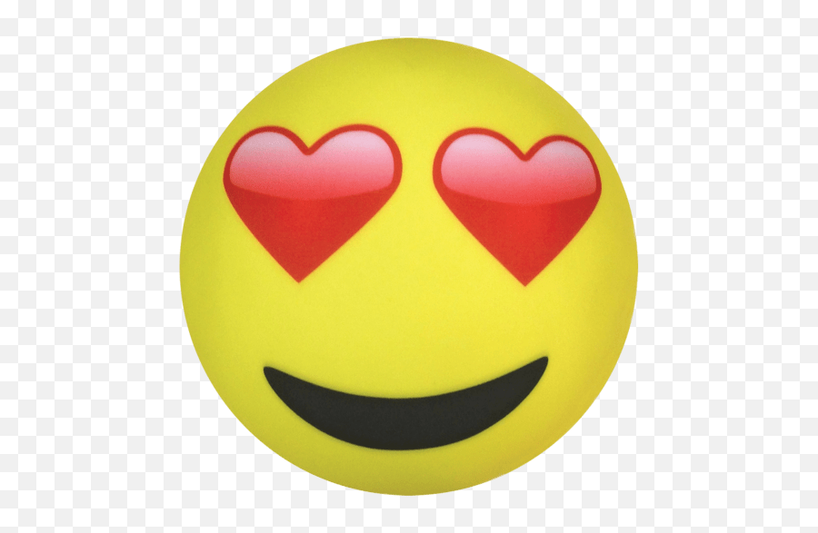 Download Heart Eyes Emoji Microbead Pillow - Love Eyes Heart Emoji,Heart Eyes Emoji Png