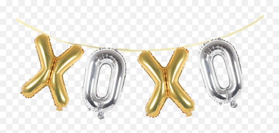 Xoxo Balloon Phrase Banner Set - Locket Emoji,Xoxo Emoji