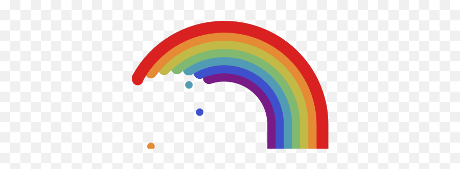 Moving Rainbow Gif Transparent Emoji,Rainbow Emoticons