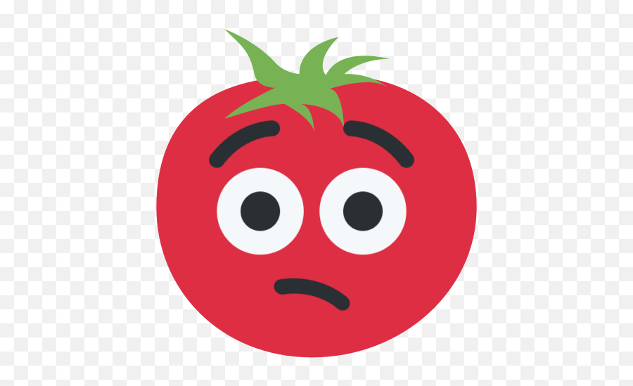 Beeping Town - Tomato Thonk Emoji,Slight Frown Emoji