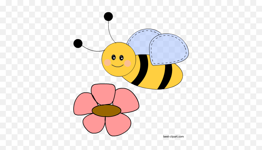 Free Honey Bee And Beehive Clip Ar - Free Clipart Yellow Bee Transparent Background Emoji,Honeybee Emoji