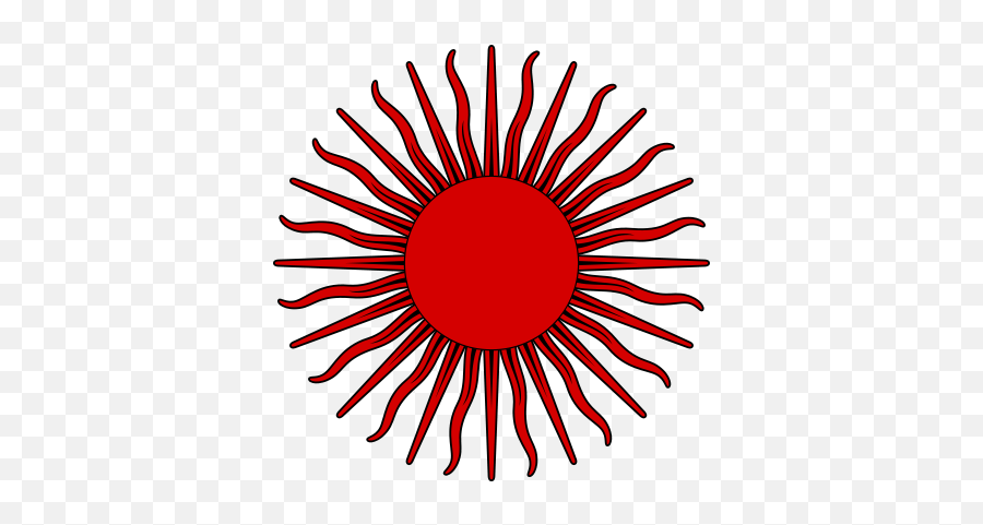 Sun Symbol Red - Vector Sol Bandera Argentina Emoji,Sun Fire Emoji