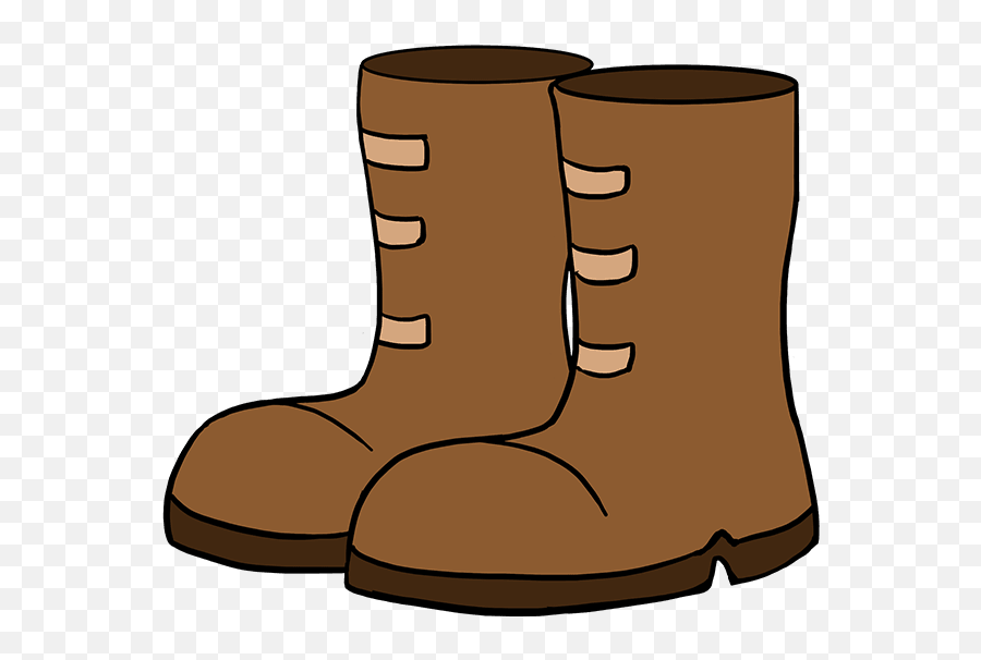 How To Draw Boots - Boot Drawing Png Emoji,Boot Emoji