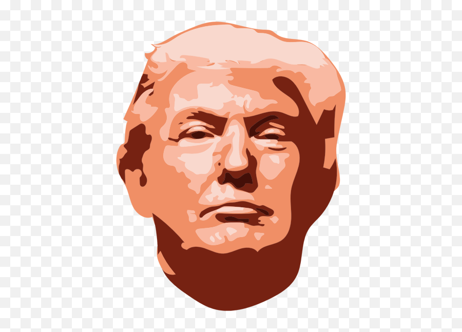 Donald Trump Head - Transparent Donald Trump Clip Art Emoji,Question Mark Emoji