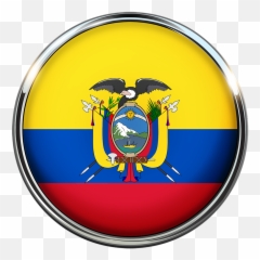 Flag Ecuador Home Circle Free Image - Bandera De Ecuador Emoji,House Emoji