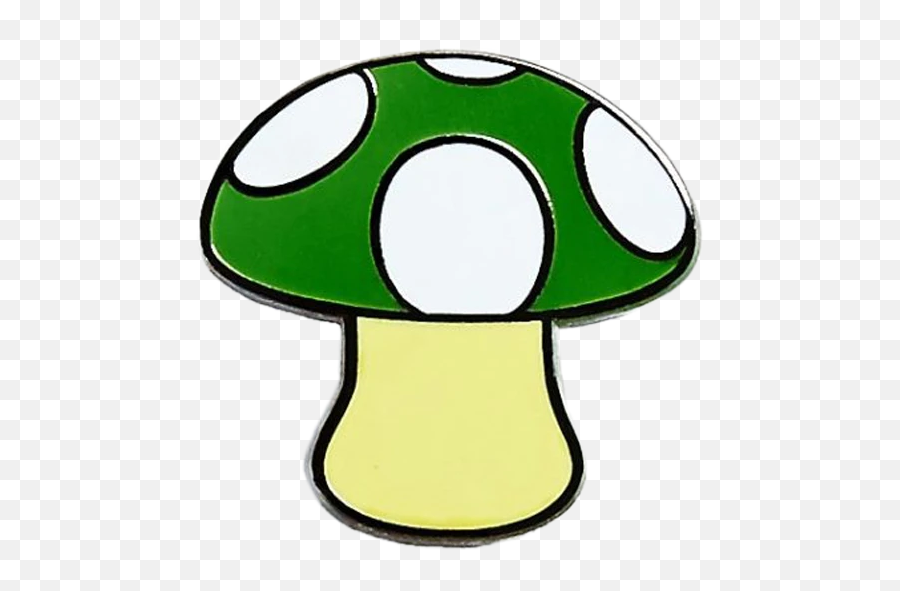 Mushroom Emoji Pin - Edible Mushroom,Grass Emoji