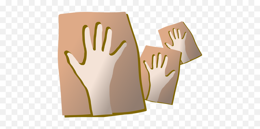 Hands - Clay Vector Emoji,Brown Praying Hands Emoji