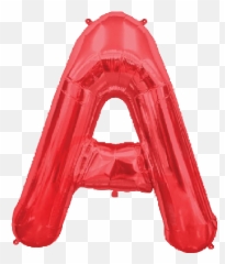 Red Giant Balloon Letters And Numbers - Helium Balloons Emoji