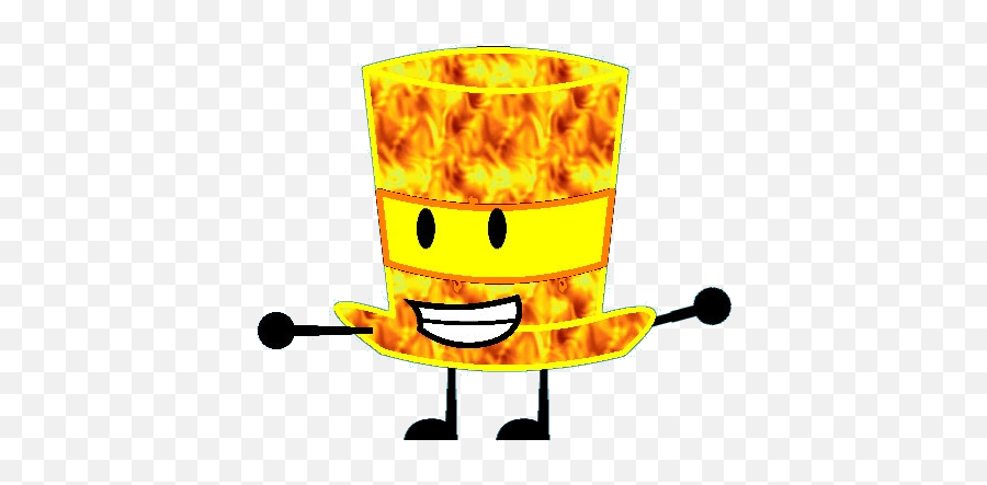 Firey Top Hat - Illustration Emoji,Top Hat Emoticon