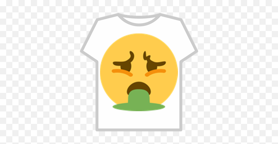 Puke Emoji - Camisa De Pikachu En Roblox,Throw Up Emoji