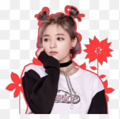 Twice Stickers For Whatsapp - Jeongyeon Background Emoji
