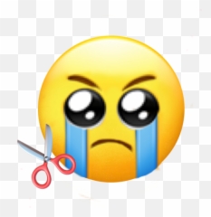 The Newest Scissors Stickers - Smiley Emoji,Scissor Emoji