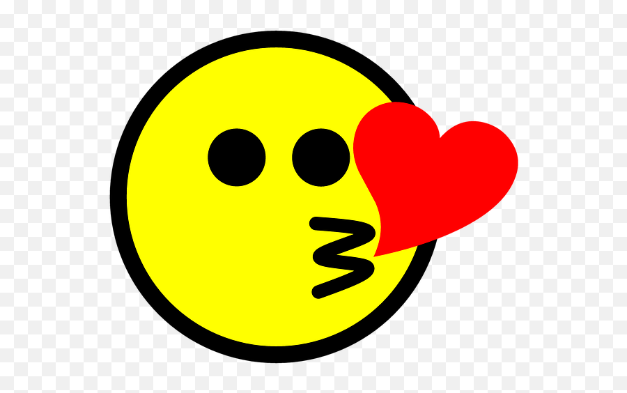 Emoji Kiss Icon - Png Smiley Bisous,Kiss Emoji