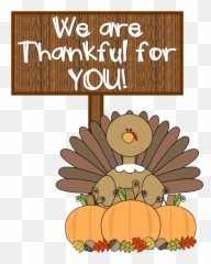 Thanksgiving Clipart We Are Thankful For You - Happy Art Emoji