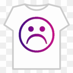 Gradient Faded Sad Pink And Purple Face - Sad Face Emoji Drawing,Filthy Frank Emoji