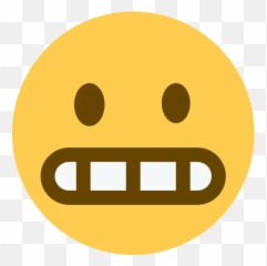 Twitter Telegram Stickers - Grimacing Emoji
