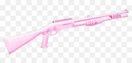 Pink Gun Guns Pistol Gang Sticker - Solid Emoji