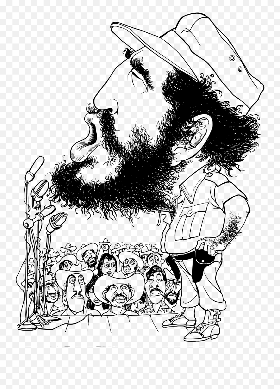 Fidel Castro Vector Cartoon Image - Cuban Missile Crisis Caricature Emoji,Dutch Flag Emoji