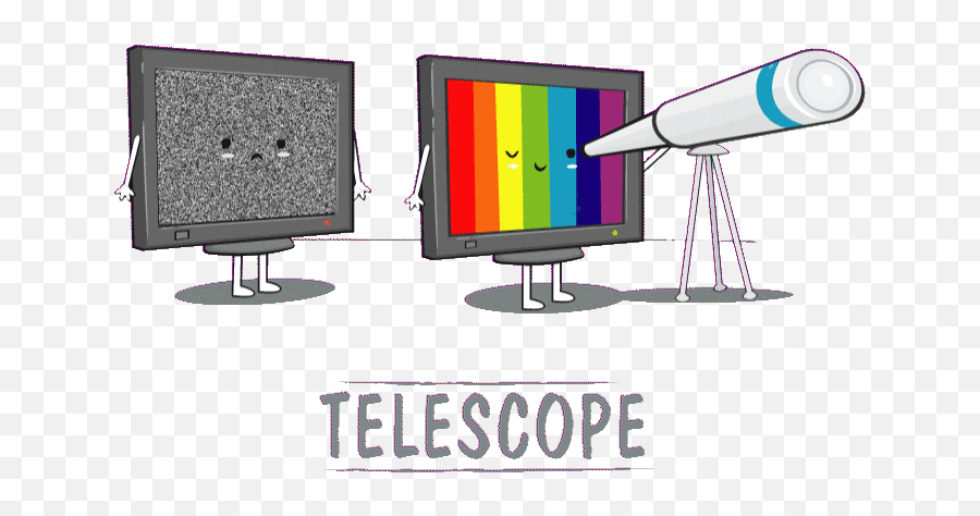 Top White Noise Stickers For Android U0026 Ios Gfycat - Optical Telescope Emoji,Telescope Emoji