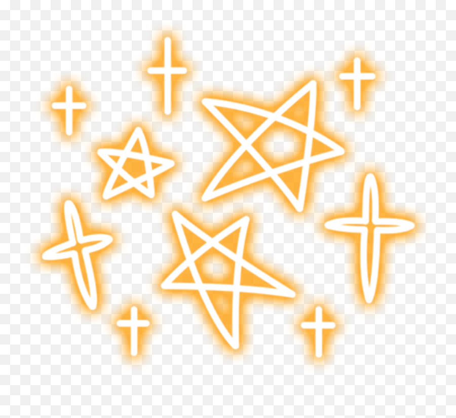 Star Stars Neon Glowing Neonlight Sticker By Amanda - Dot Emoji,Glowing Star Emoji