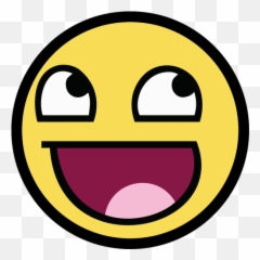 Awesome Smiley - Epic Face No Background Emoji