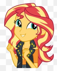 sunset png - Sunset Shimmer Free Png Image Equestria Girl Emoji